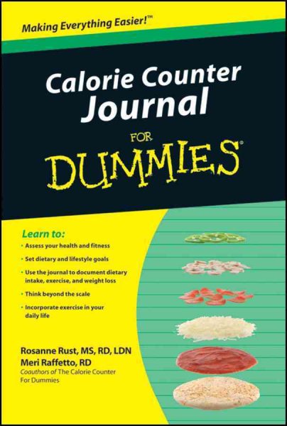 Calorie Counter Journal For Dummies cover