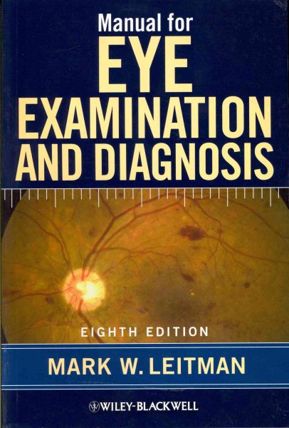 Manual for Eye Examination and Diagnosis cover