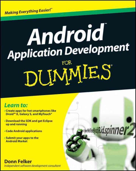 Android Application Development For Dummies cover