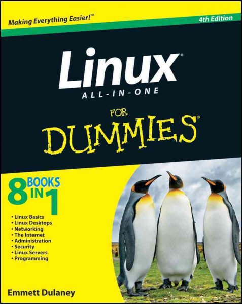 Linux All-in-One For Dummies cover