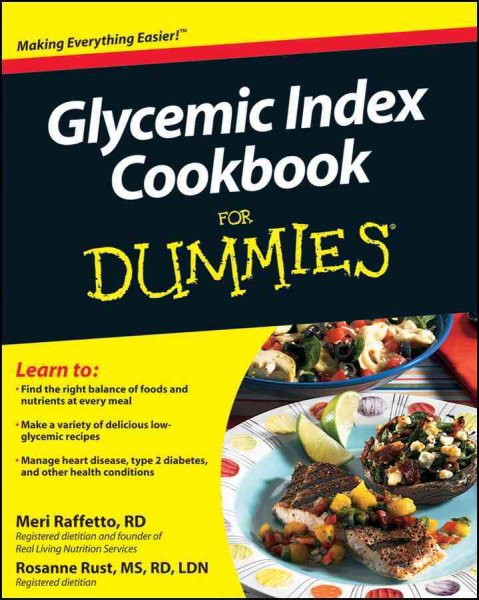 Glycemic Index Cookbook For Dummies cover