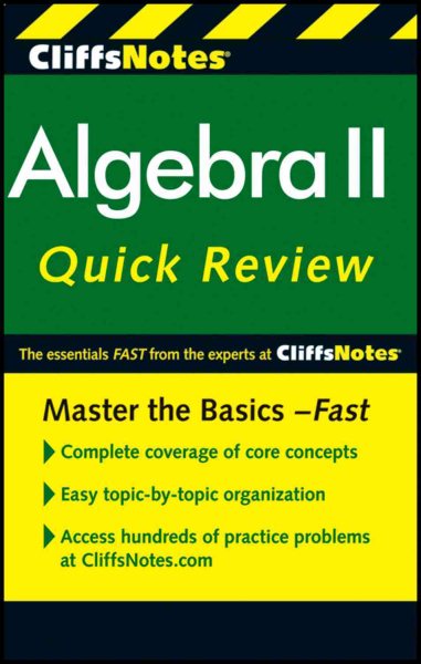 CliffsNotes Algebra II Quick Review, 2nd Edition (Cliffs Quick Review) cover
