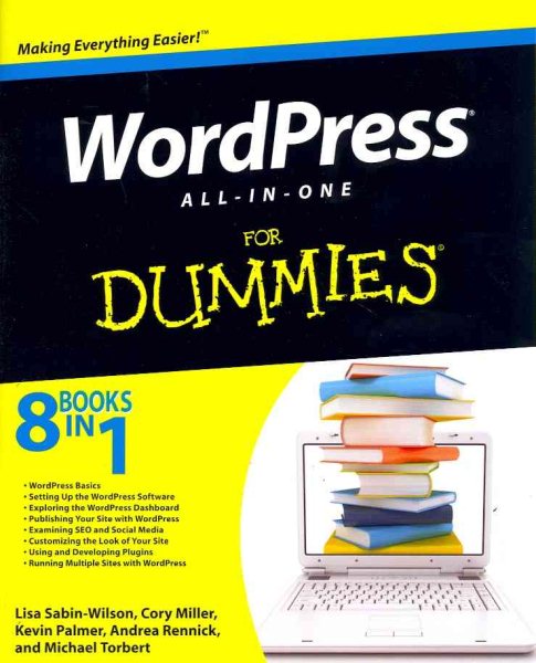 WordPress All-in-One For Dummies cover