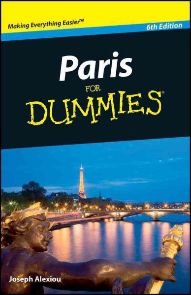 Paris For Dummies cover