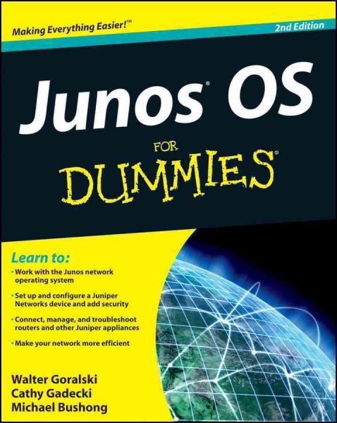 JUNOS OS For Dummies cover