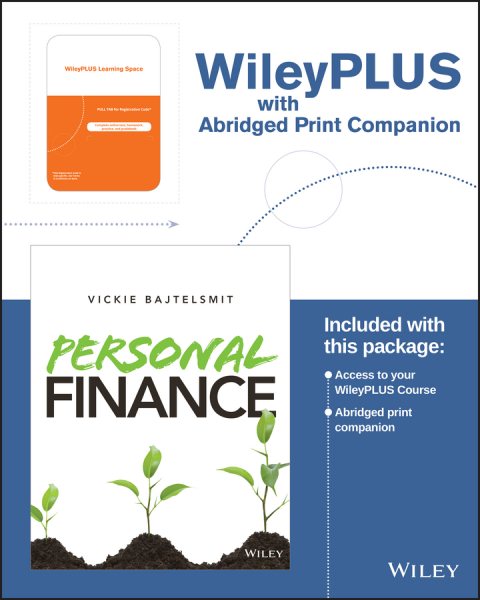 Personal Finance WileyPLUS Learning Space Print Companion cover