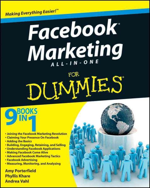 Facebook Marketing All-in-One For Dummies cover