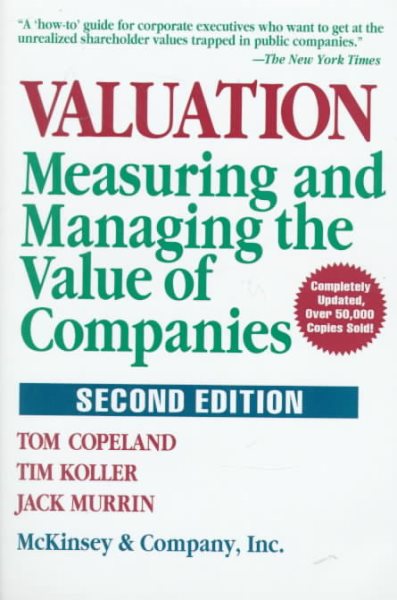 Valuation: Measuring and Managing the Value of Companies (Frontiers in Finance Series) cover
