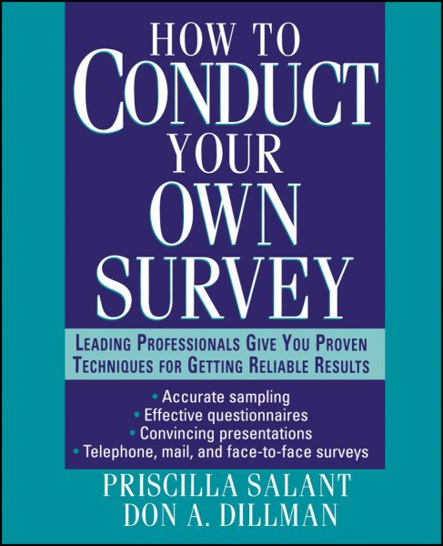 How to Conduct Your Own Survey cover