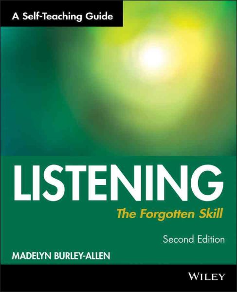 Listening: The Forgotten Skill: A Self-Teaching Guide cover