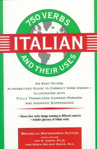 750 Italian Verbs and Their Uses cover
