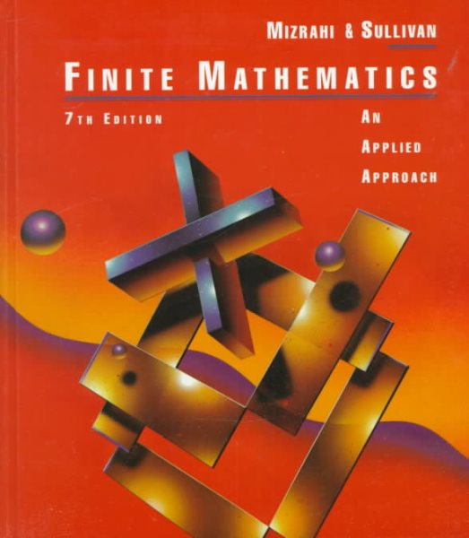Finite Mathematics: An Applied Approach cover