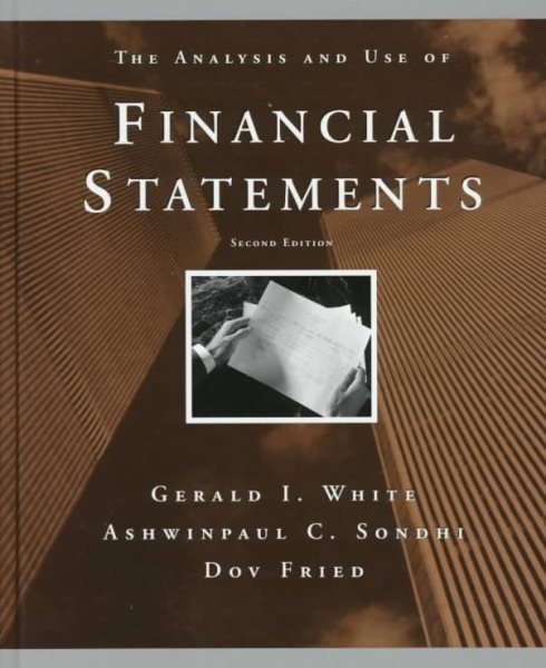 The Analysis and Use of Financial Statements cover