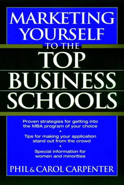 Marketing Yourself to the Top Business Schools cover