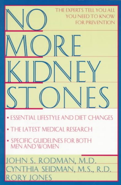 No More Kidney Stones cover