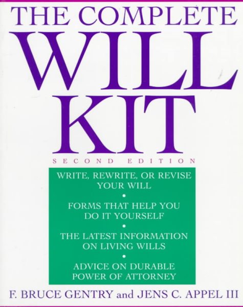 The Complete Will Kit cover