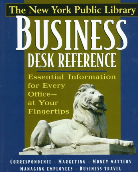 The New York Public Library Business Desk Reference