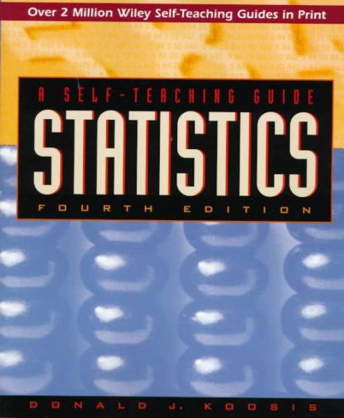 Statistics: A Self-Teaching Guide cover