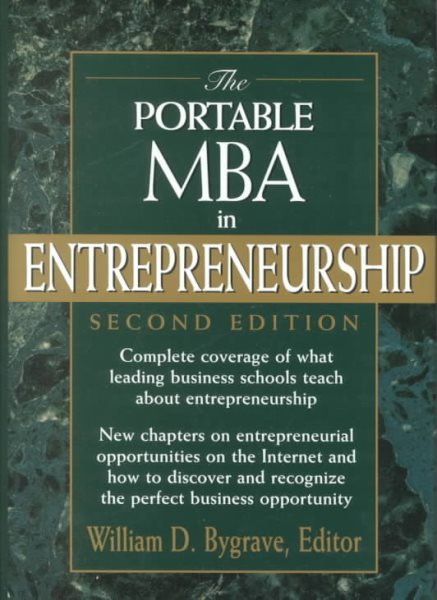 The Portable MBA in Entrepreneurship cover