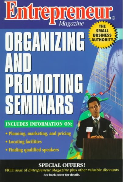 Entrepreneur Magazine: Organizing and Promoting Seminars cover