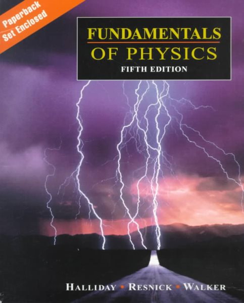 Fundamentals of Physics Fifth Edition 4 Part Paperback Set in Slipcase Consisting of Parts 1 through 4 cover