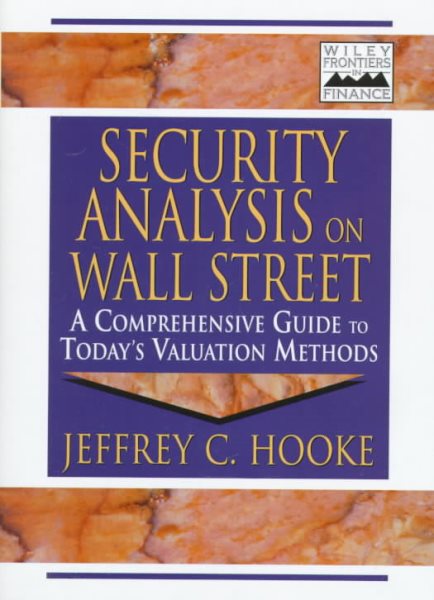 Security Analysis on Wall Street cover
