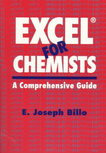 Excel? for Chemists: A Comprehensive Guide cover