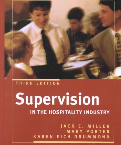 Supervision in the Hospitality Industry (Wiley Service Management Series) cover