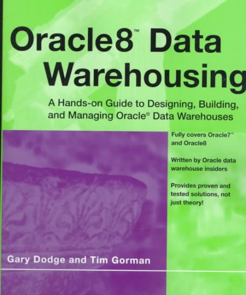 Oracle8 Data Warehousing cover