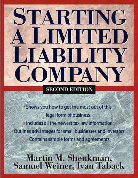 Starting a Limited Liability Company, 2nd Edition cover