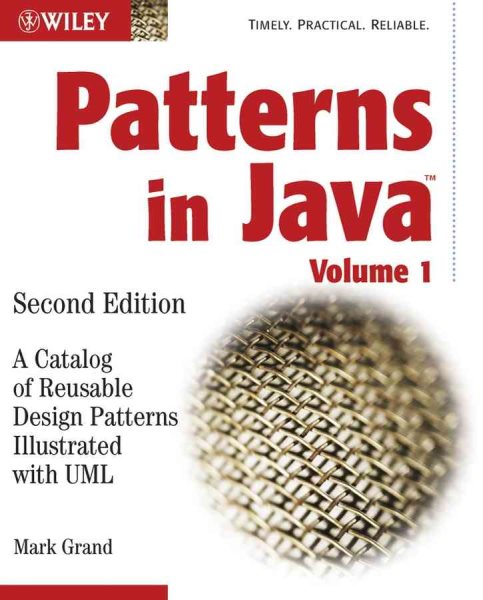 Patterns in Java: A Catalog of Reusable Design Patterns Illustrated with UML, 2nd Edition, Volume 1 cover