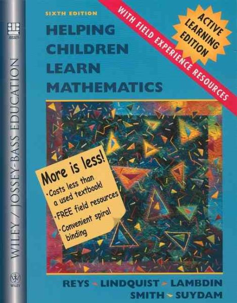 Helping Children Learn Mathematics, Active Learning Edition with Field Experience Resources cover