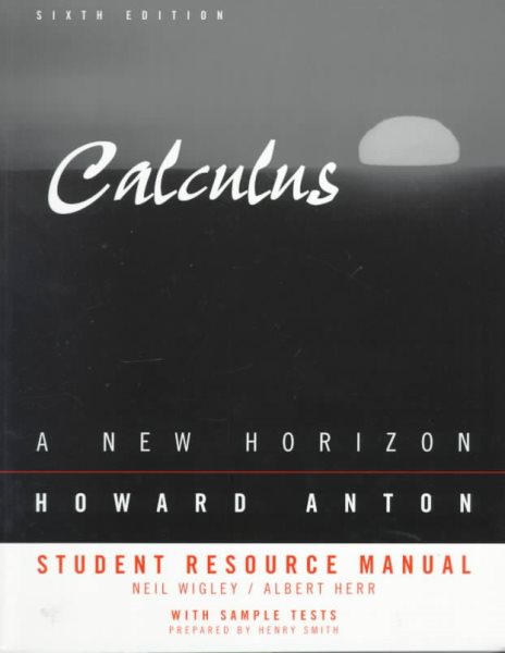 Calculus, Combined, Student Resource Manual cover