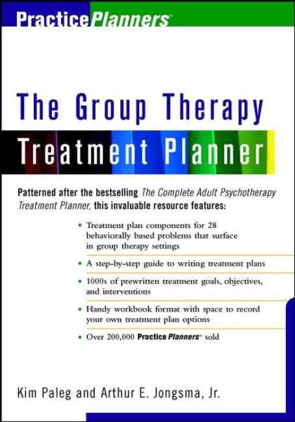 The Group Therapy Treatment Planner cover