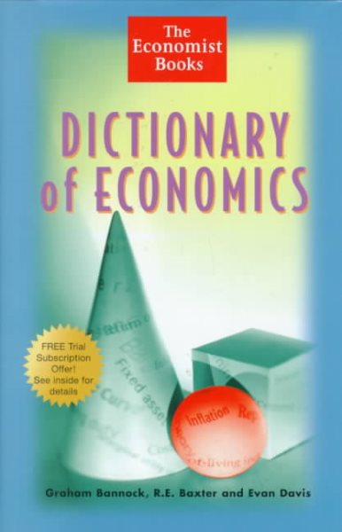 Dictionary of Economics (The Economist Books) cover