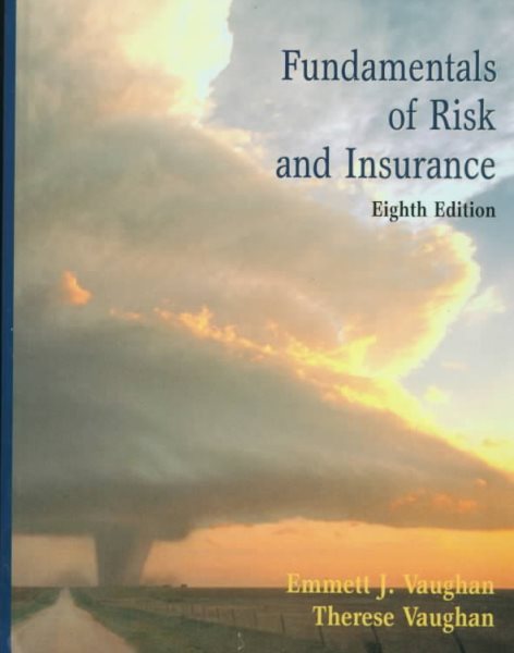 Fundamentals of Risk and Insurance cover