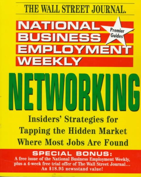 National Business Employment Weekly: Networking cover