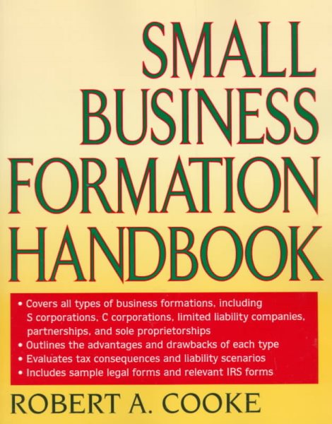 Small Business Formation Handbook cover