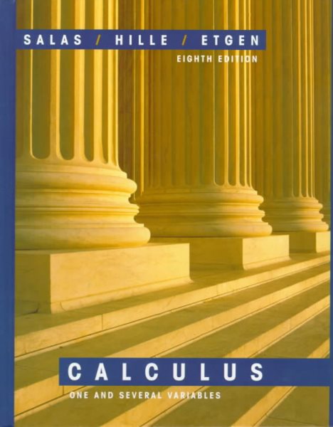 Salas and Hille's Calculus: One and Several Variables cover