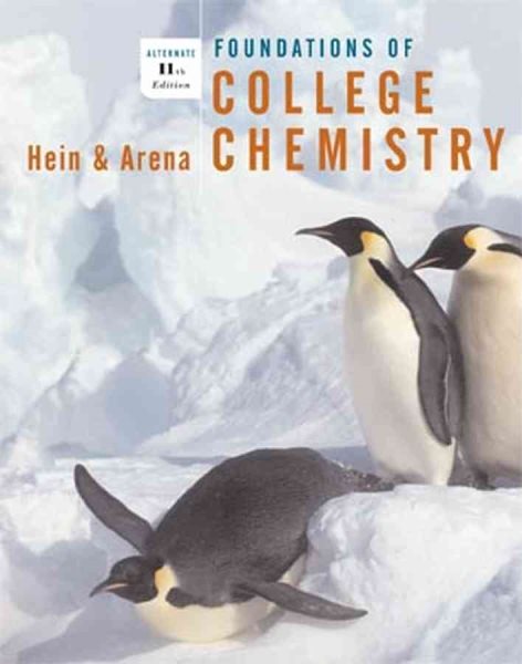 Foundations of College Chemistry cover