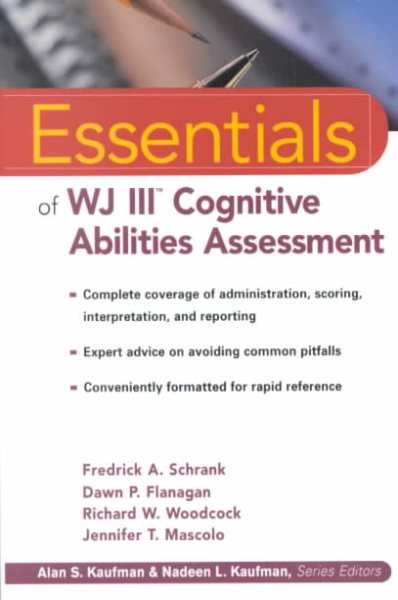 The Essentials of WJ III Cognitive Abilities Assessment cover