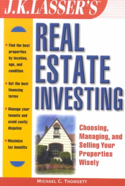 J.K. Lasser's Real Estate Investing cover