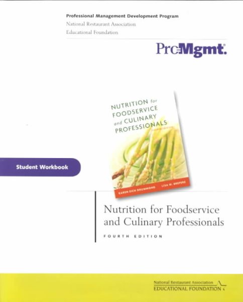 Nutrition Foodservice and Culinary Professionals cover