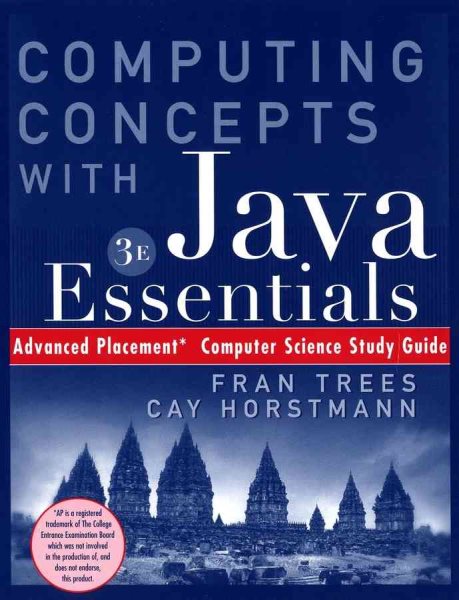 (WCS) Computing Concepts w/Java Essentials: Advnced Placement Study Guide cover