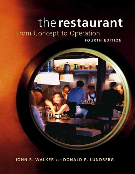 The Restaurant: From Concept to Operation cover
