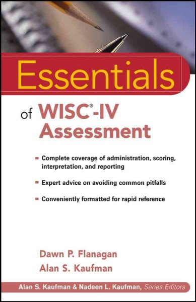Essentials of WISC-IV Assessment (Essentials of Psychological Assessment) cover