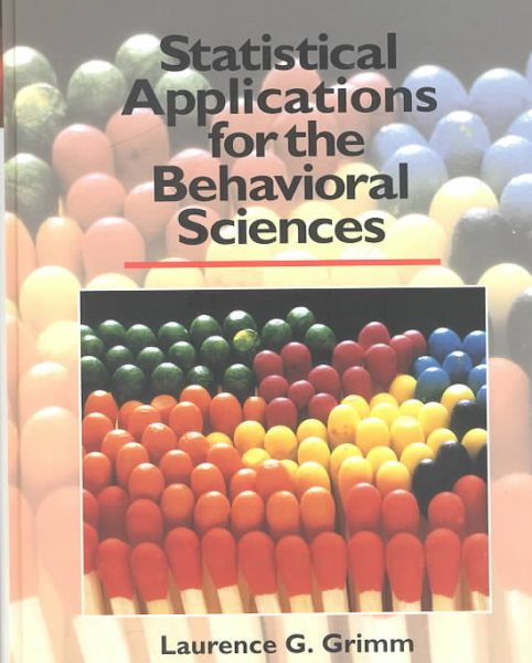 Statistical Applications for the Behavioral Sciences cover