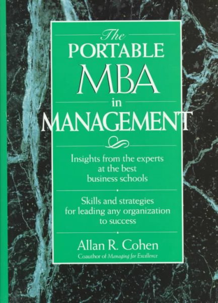 The Portable MBA in Management (Portable MBA Series) cover