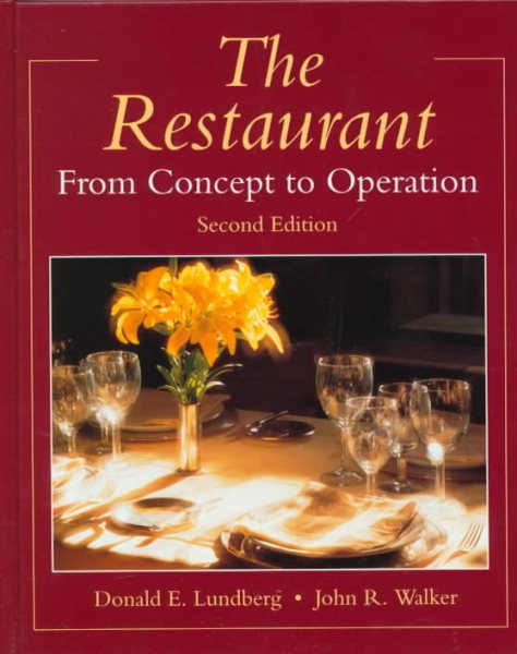 The Restaurant: From Concept to Operation cover