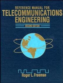Reference Manual for Telecommunications Engineering cover